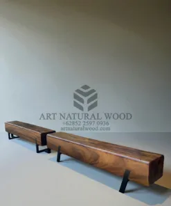 bangku kayu solid utuh kayu trembesi