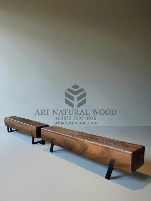 bangku kayu solid utuh kayu trembesi